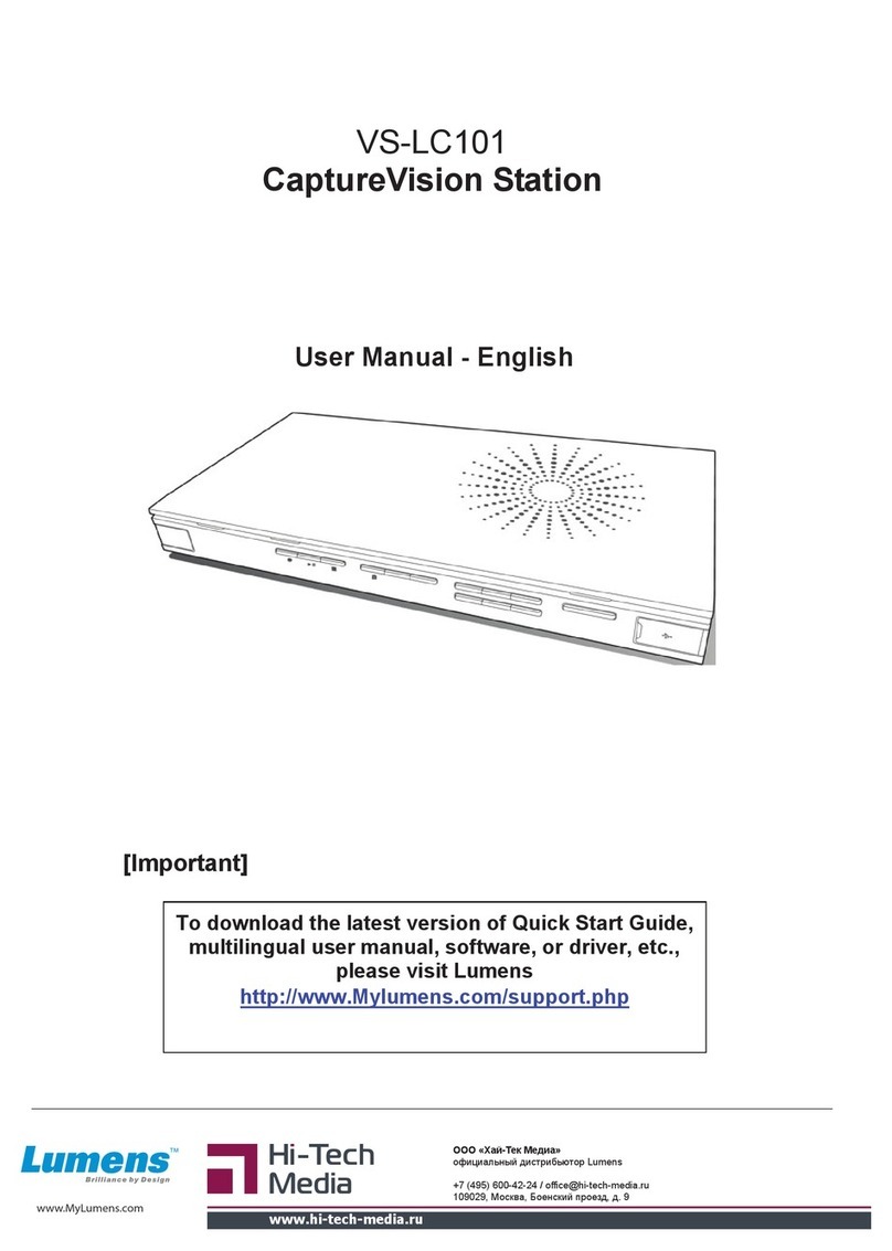 Lumens CaptureVision VS-LC101 user manual