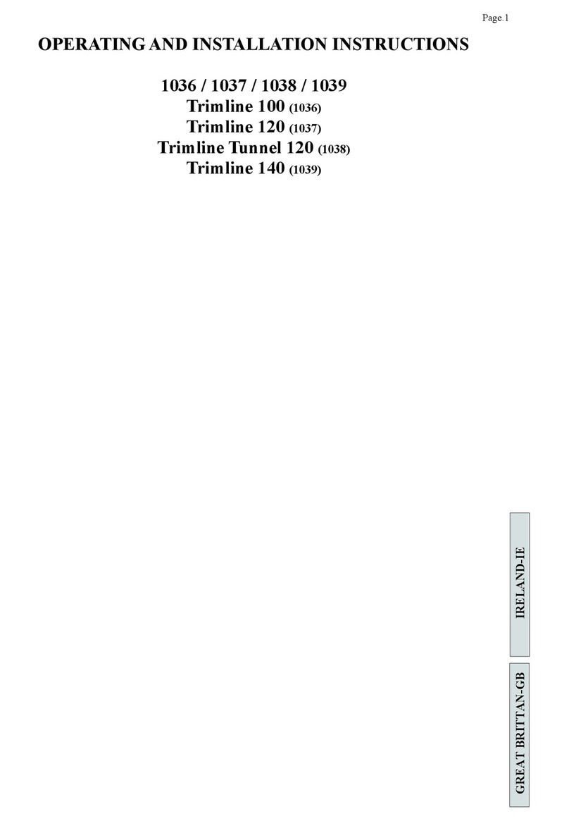 Thermocet Trimline 100 User manual Thermocet Trimline 100 User manual