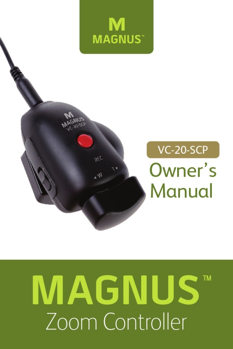 Magnus VC-20-SCP User manual