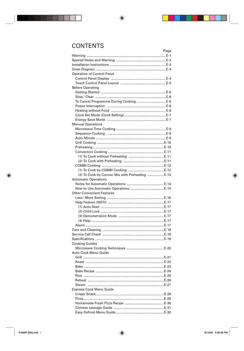 Sharp R-899P User manual Sharp R-899P User manual