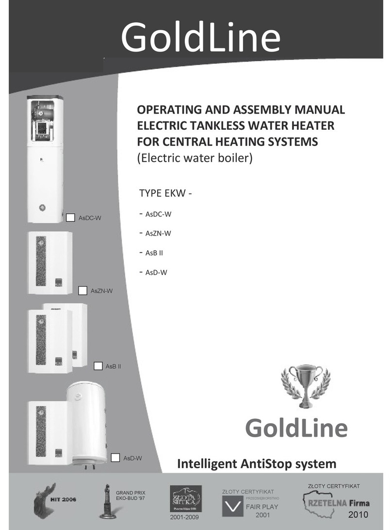 Goldline AsDC-W Operating and assembly manual Goldline AsDC-W Operating and assembly manual