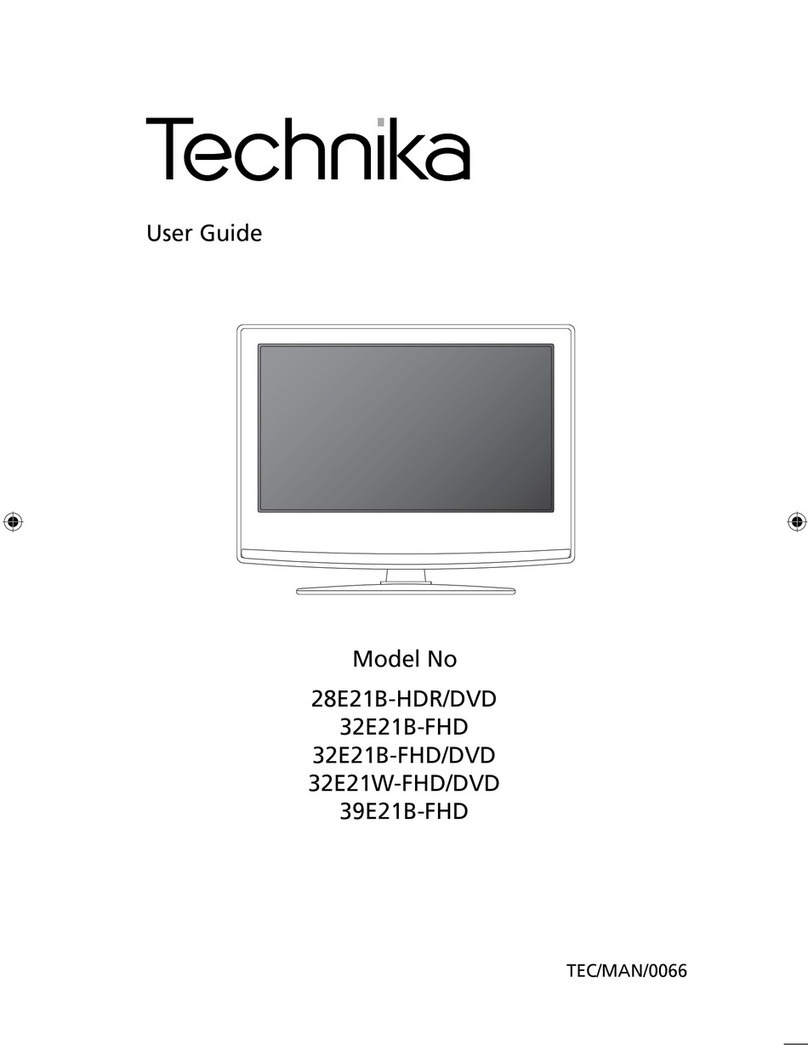 Technika 28E21B-HDR/DVD User manual
