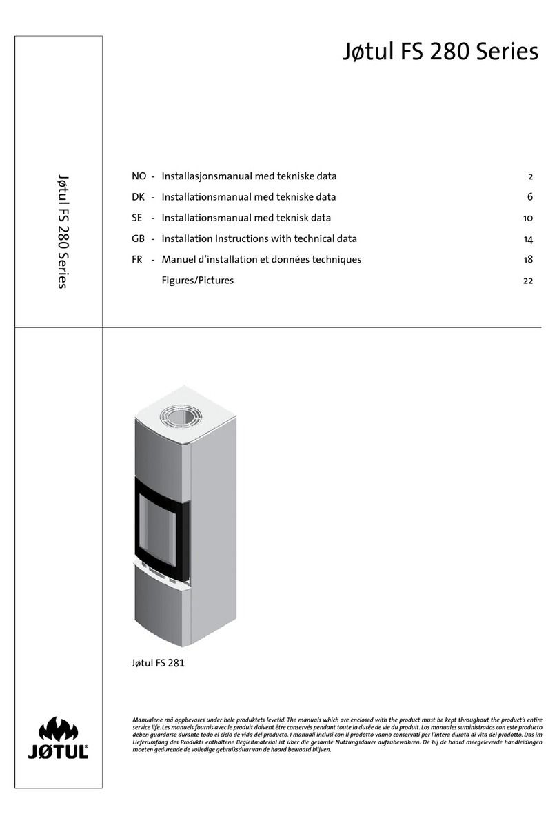 Jøtul FS 280 Series Instruction manual