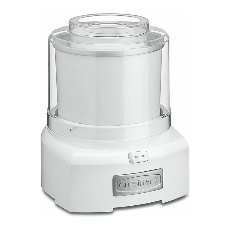 Cuisinart ICE-21 Service manual