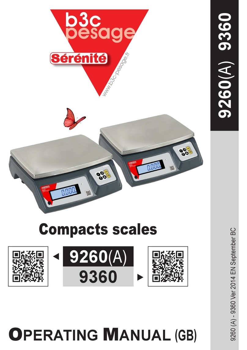 B3C Serenite 9260(A) User manual
