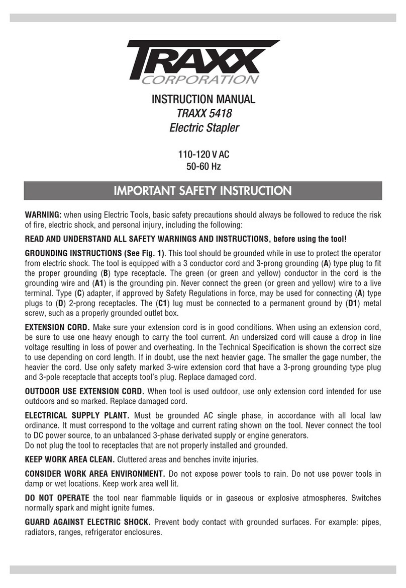 TRAXX 5418 instruction manual