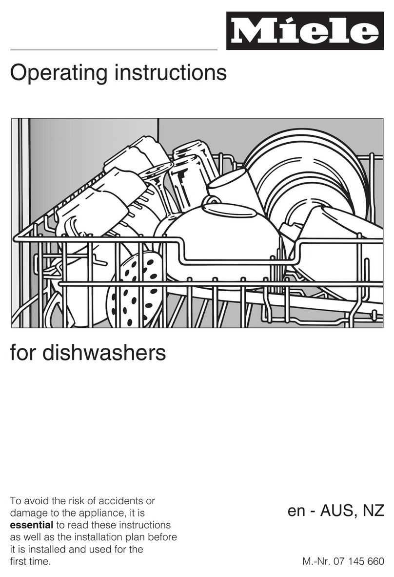 Miele g1022scu User manual Miele g1022scu User manual