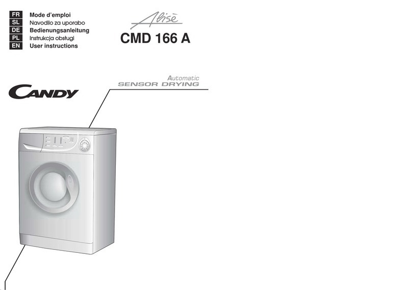 Candy Alise CMD 166 A User manual