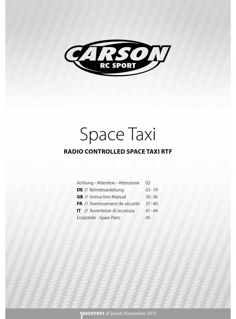 Carson Space Taxi instruction manual