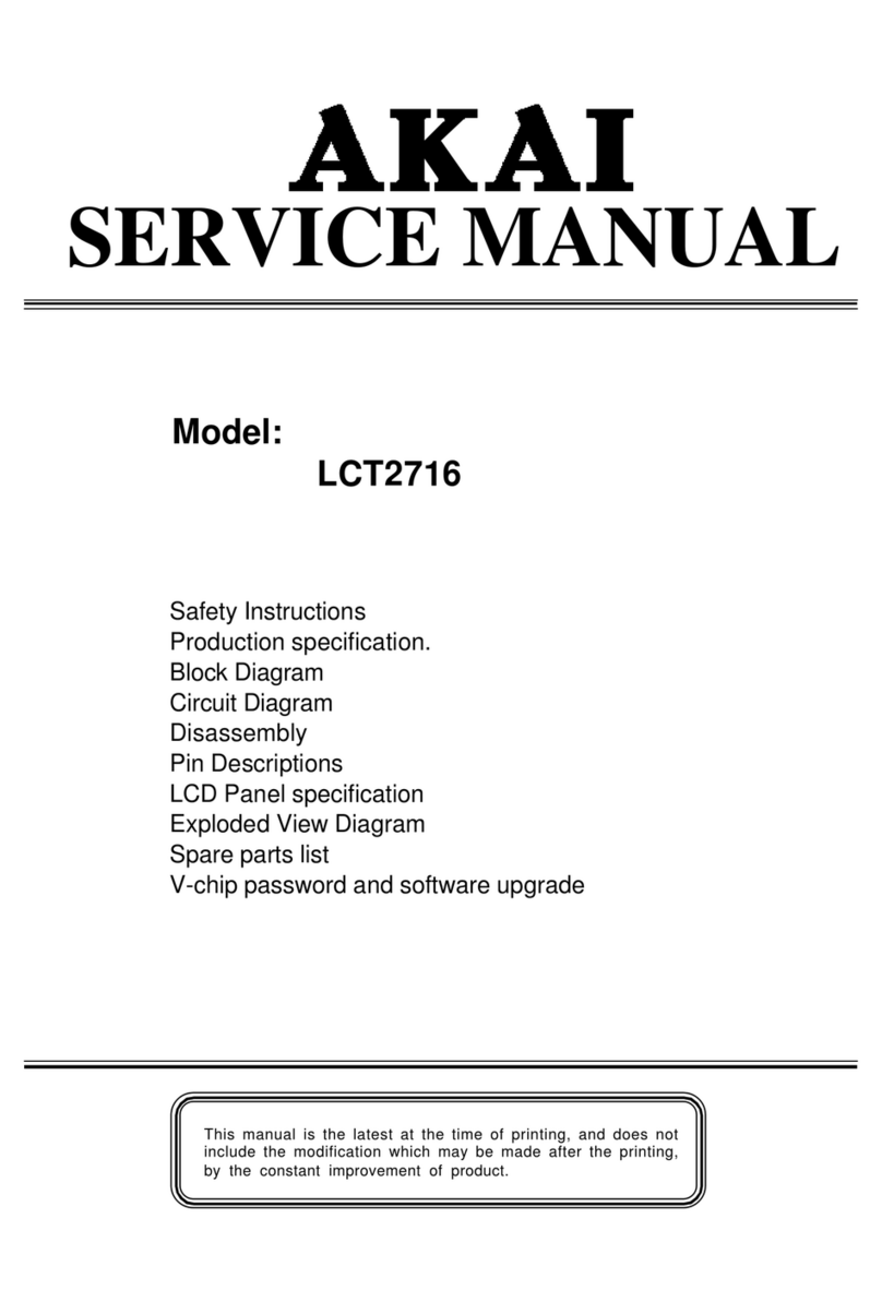 Akai LCT2716 User manual