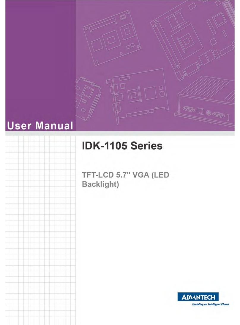 Advantech IDK-1105 Series User manual