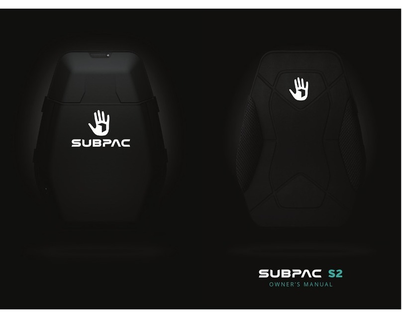 Subpac S2 User manual