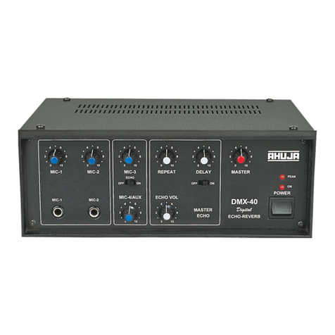 Ahuja DMX-40 User manual