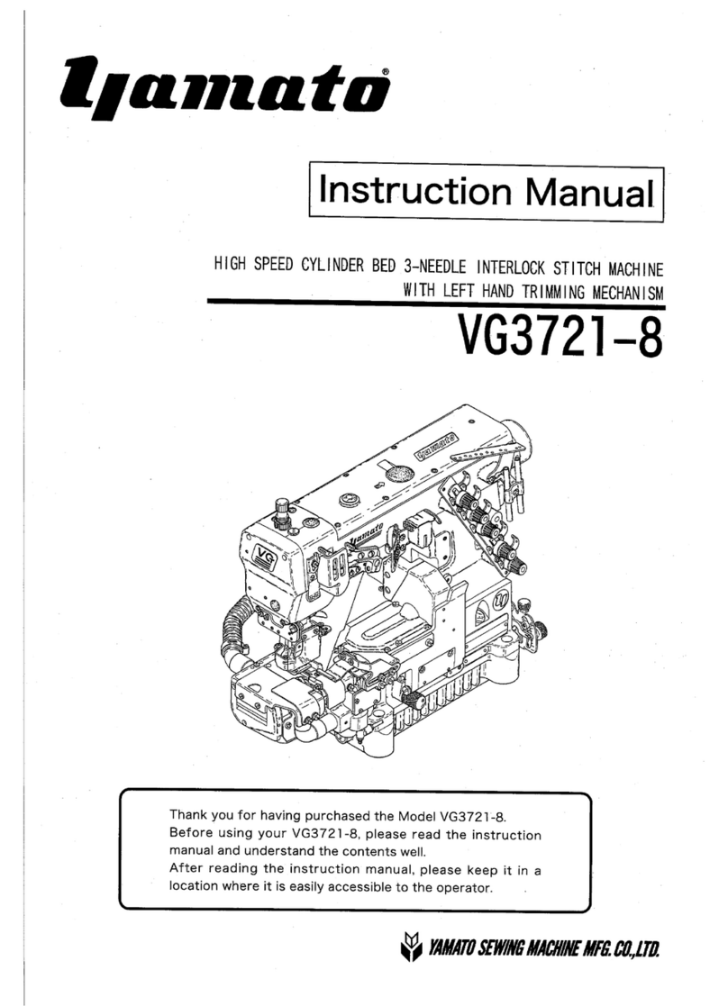 Yamato VG3721-8 User manual
