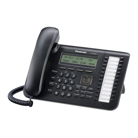 Panasonic KX-NT543 Quick reference guide