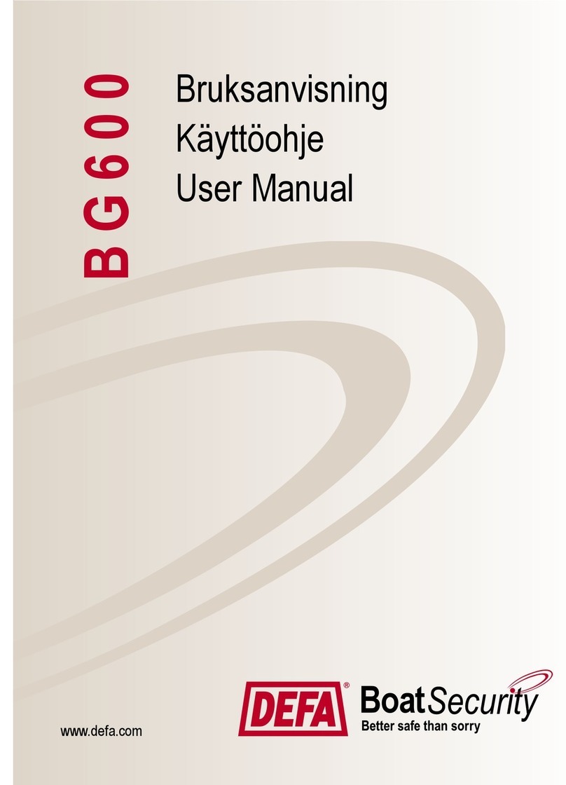DEFA BG600 user manual