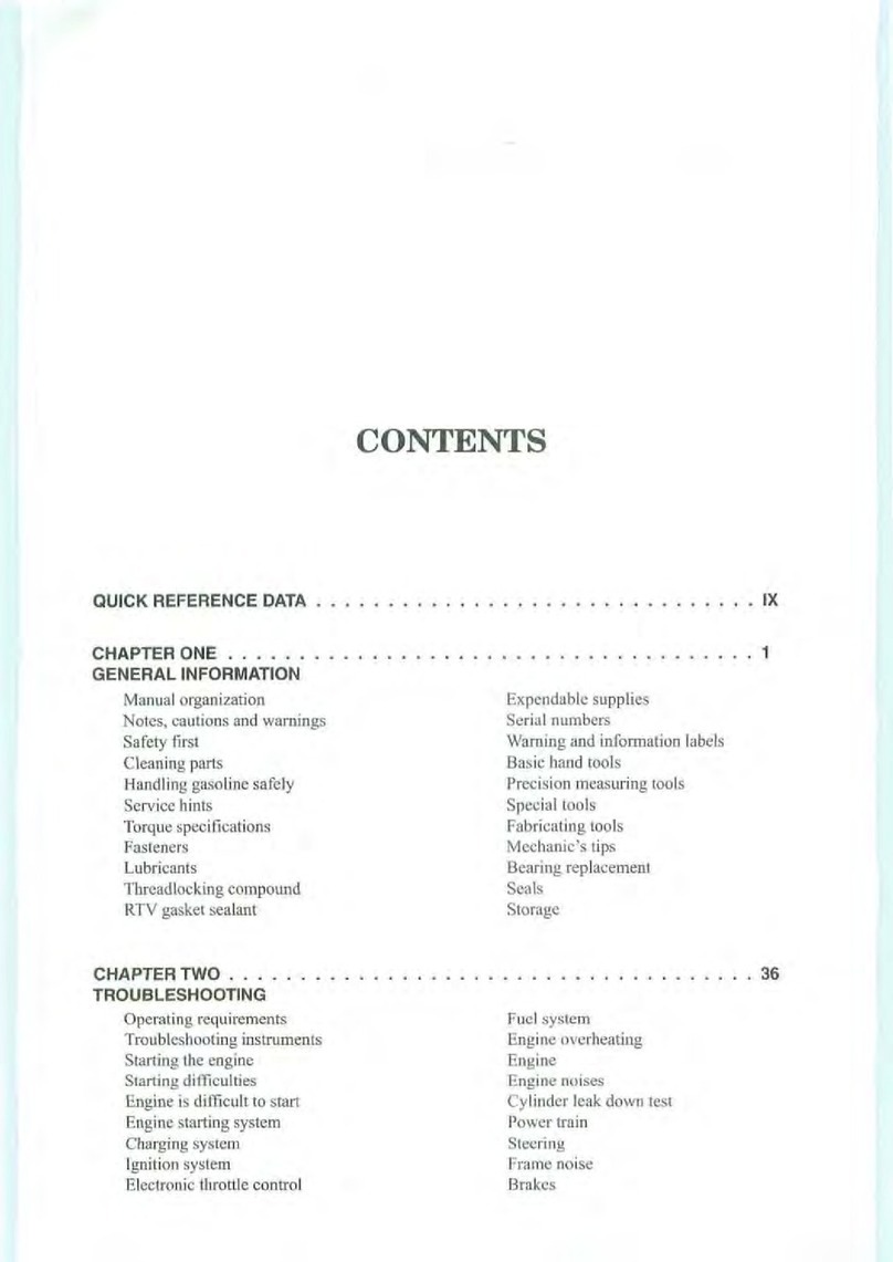 Polaris 1999 Sportsman 400 User manual