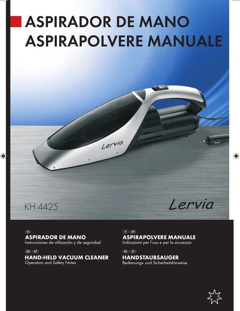 Lervia KH 4425 Operation and safety notes