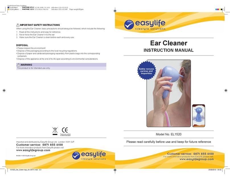 Easylife EL1520 instruction manual