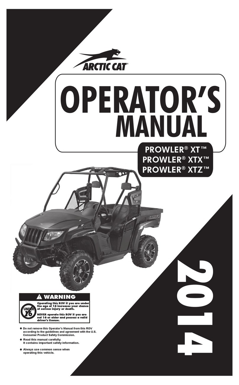 Arctic Cat PROWLER XT Operator's manual