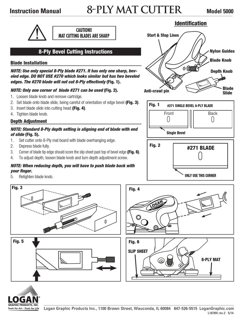 Logan Graphic Products 5000 instruction manual