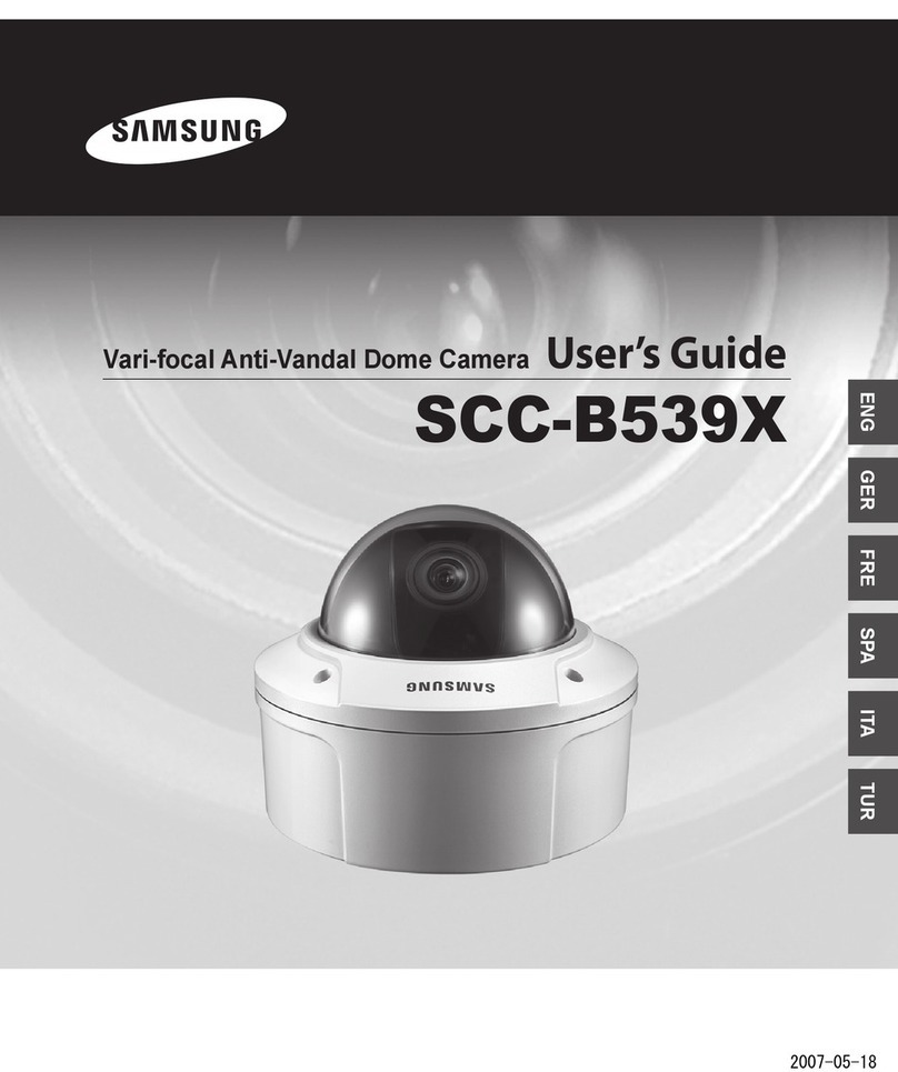 Samsung SCC-B539X User manual