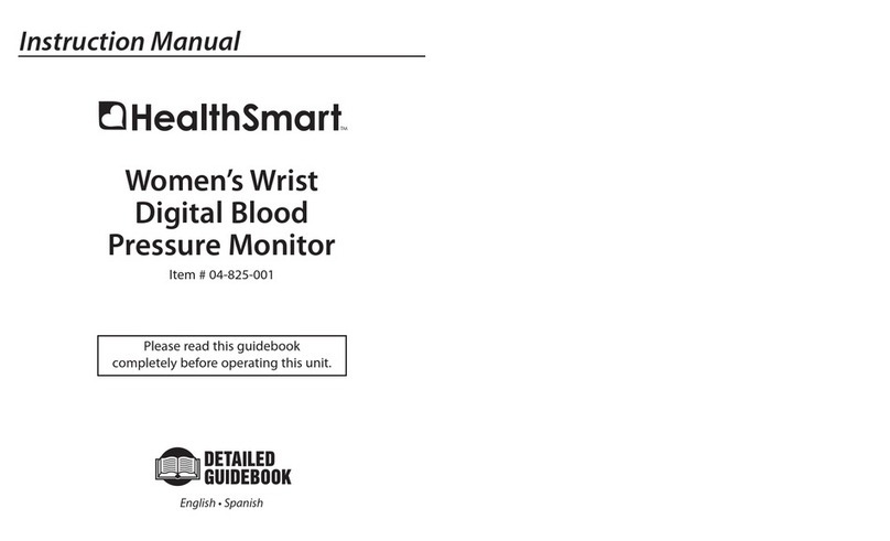 HealthSmart 04-825-001 User manual