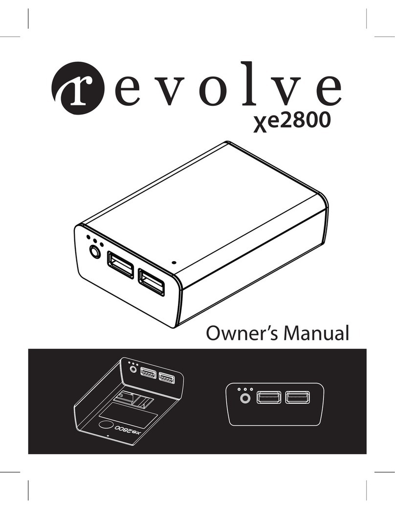 Revolve Electronics xe2800 owner's manual