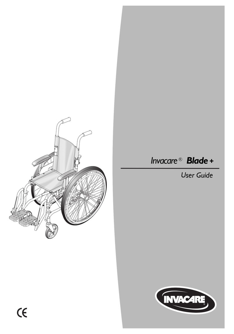 Invacare Blade Plus User manual Invacare Blade Plus User manual
