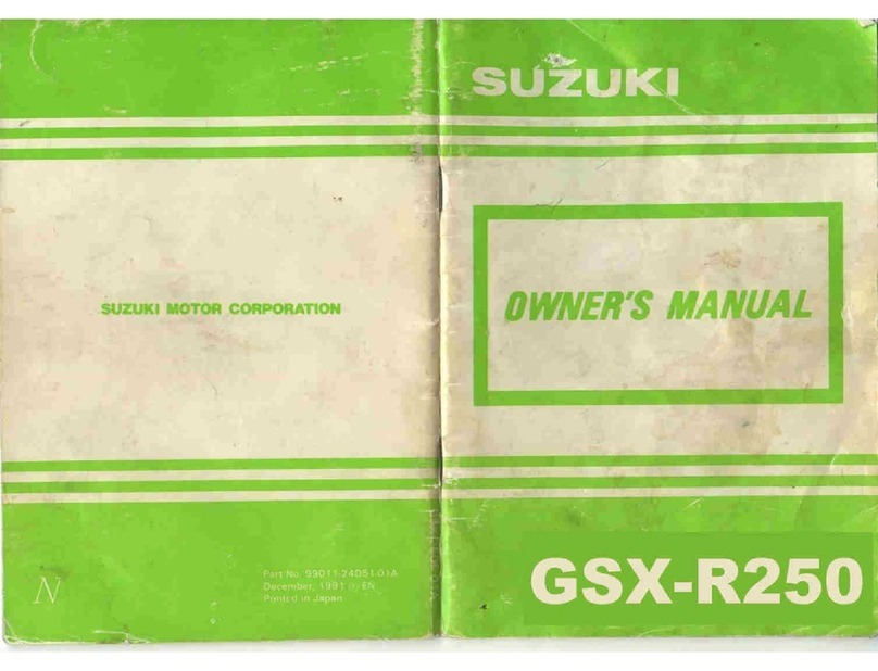 Suzuki GSX-R250 owner's manual