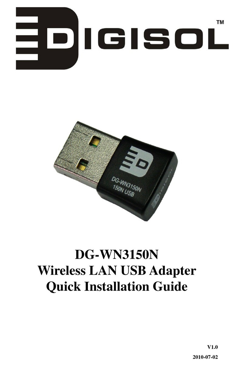 Digisol DG-WN3150N User manual