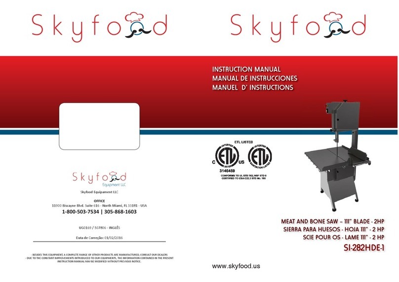 Skyfood SI-282HDE-1 instruction manual