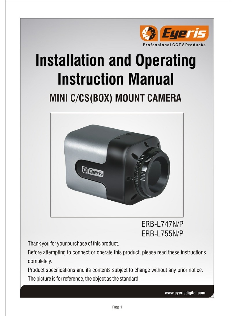 Eyeris ERB-L747N Installation and operating instruction manual