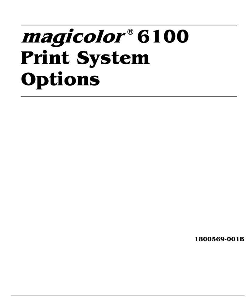 Konica Minolta Magicolor 6100 User manual