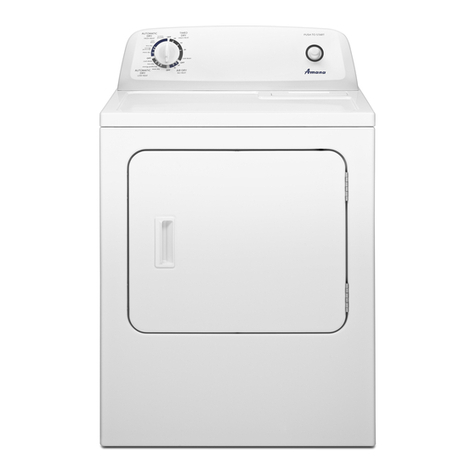 Amana ned4655ew Use and care guide