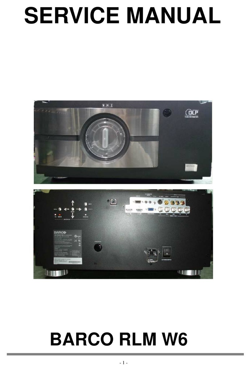 Barco RLM W6 User manual