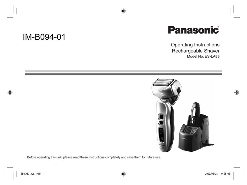 Panasonic ES-LA83 User manual