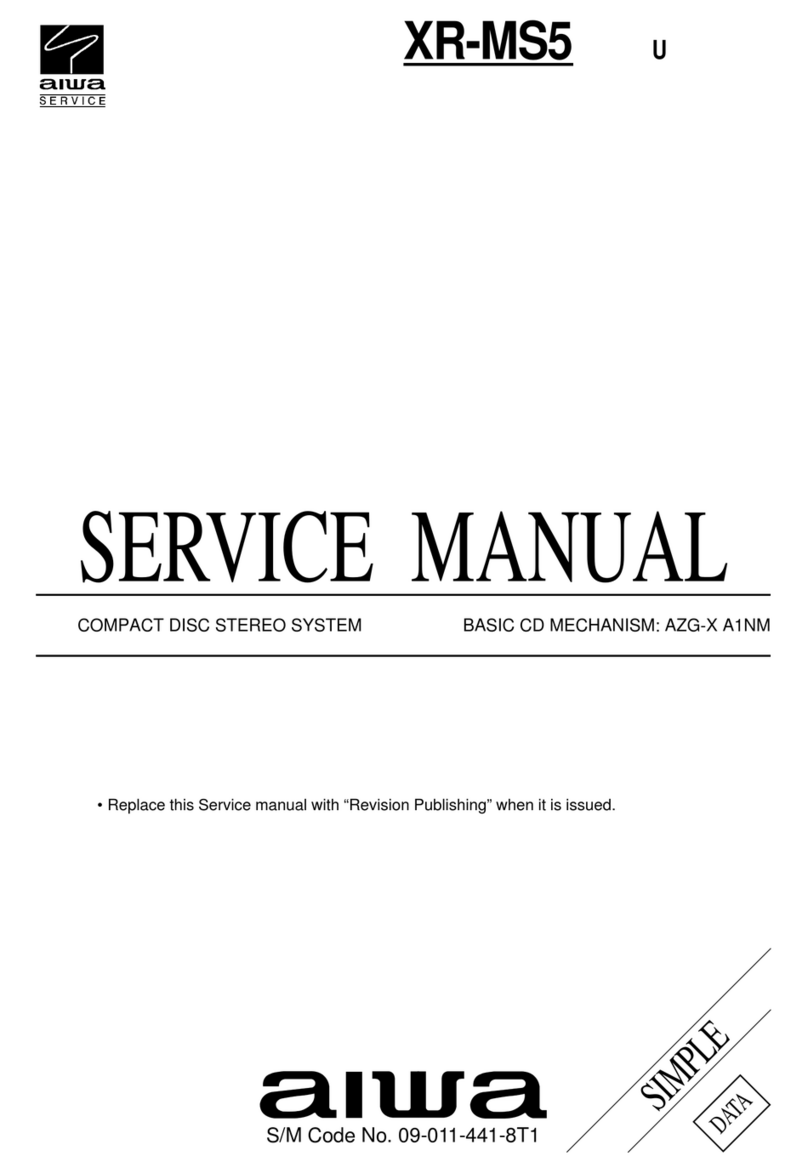 Aiwa XR-MS5 User manual
