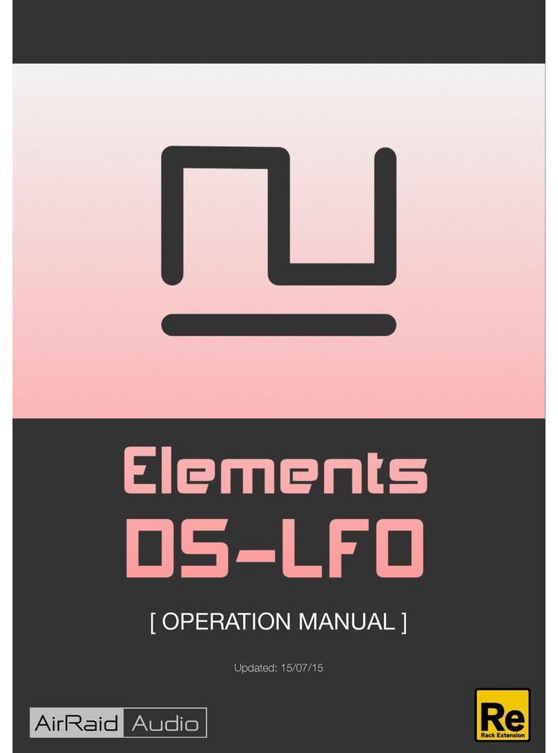 AirRaid Audio Elements DS-LFO User manual