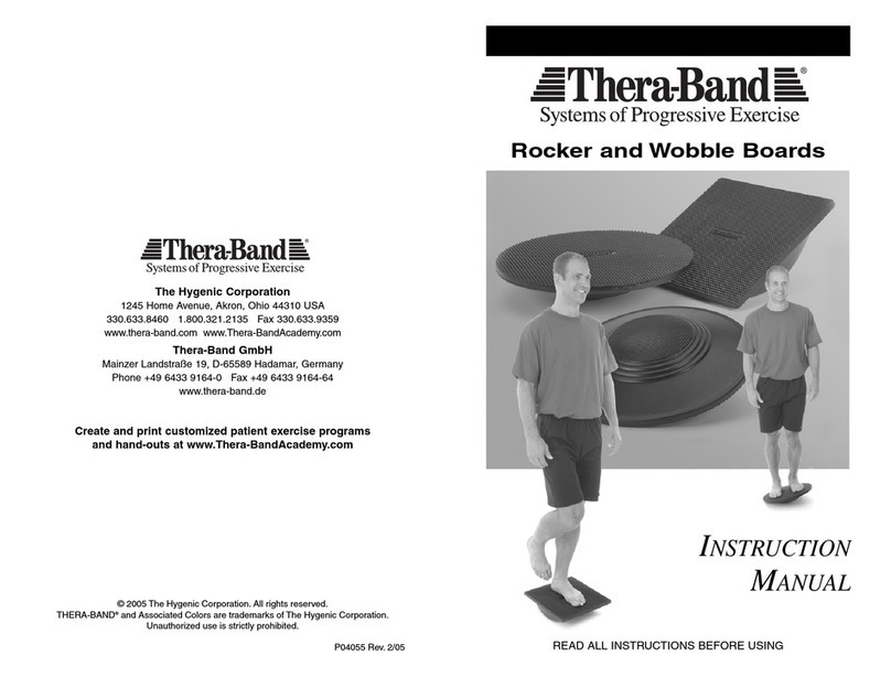 Thera-Band Rocker Board instruction manual