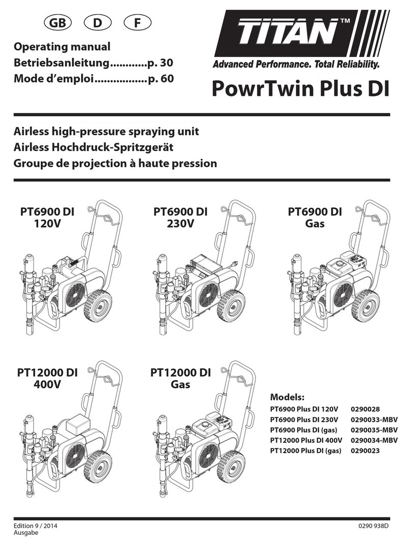 Titan PT6900 Plus DI 120V operating manual