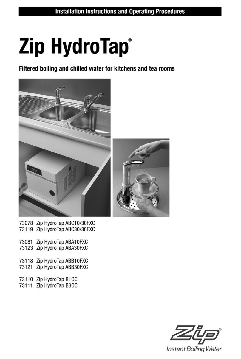 Zip HydroTap ABC10/30FXC Parts list manual