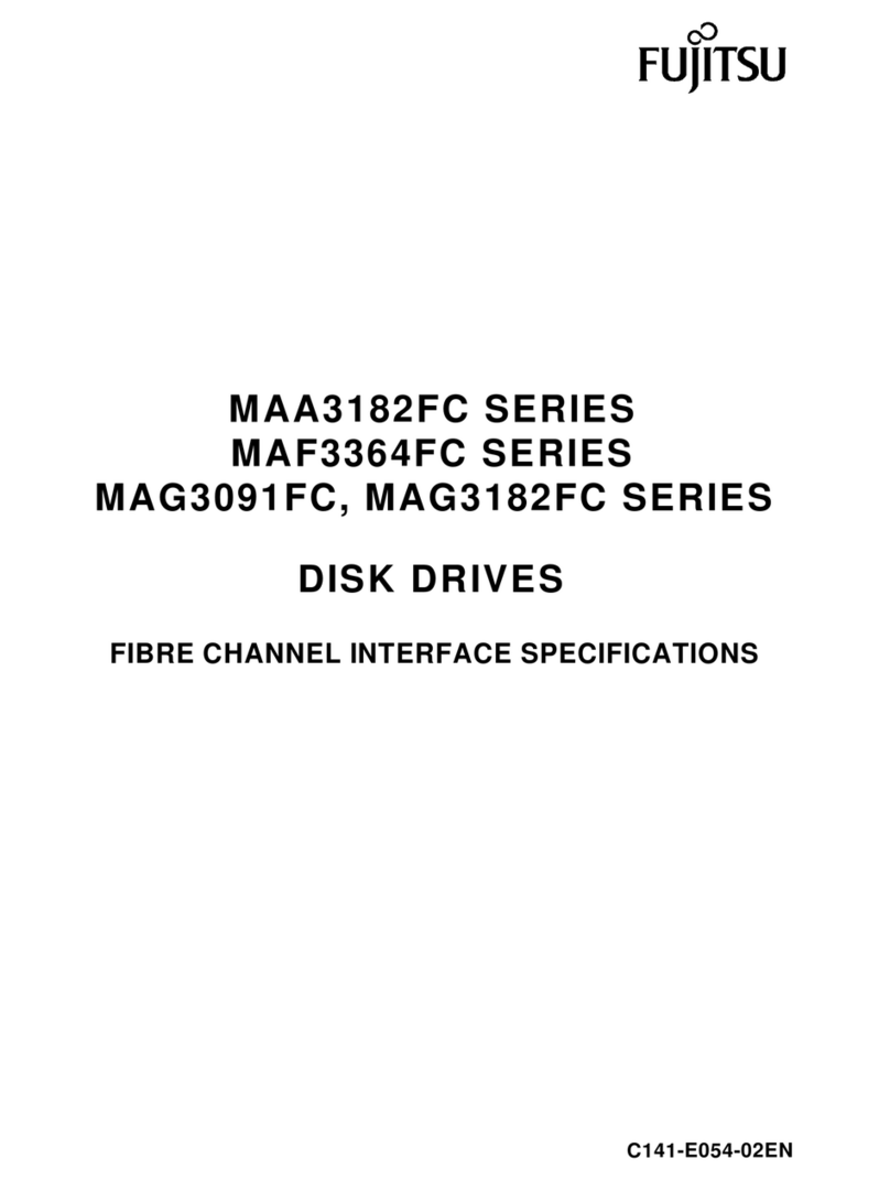 Fujitsu MAA3182FC Series User manual