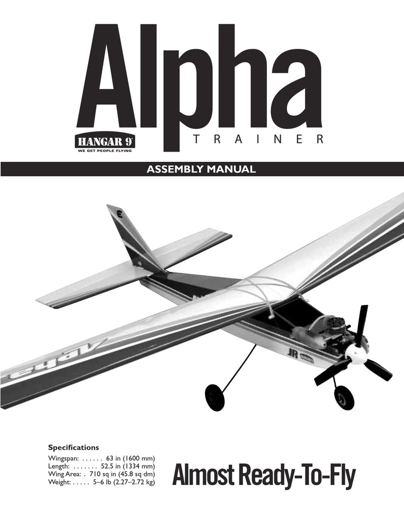 Hangar 9 Alpha Trainer Assembly manual Hangar 9 Alpha Trainer Assembly manual