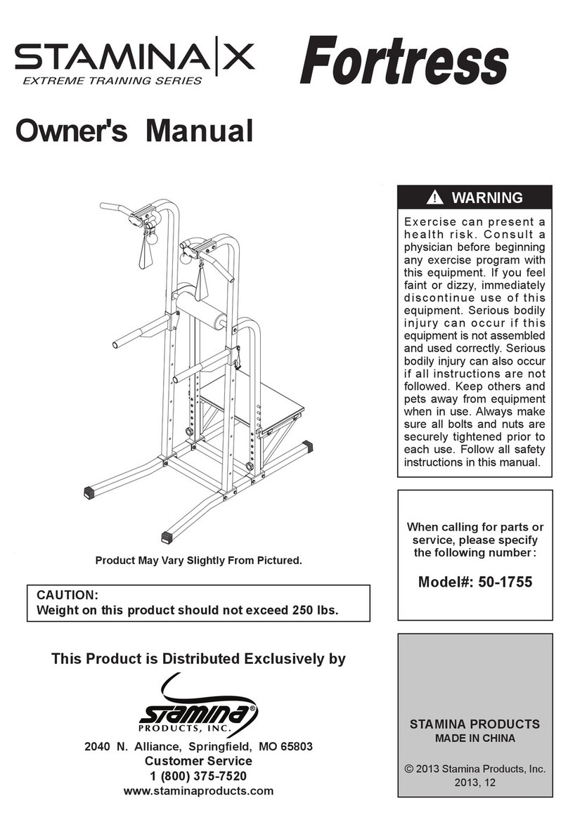 Stamina 50-1755 owner's manual
