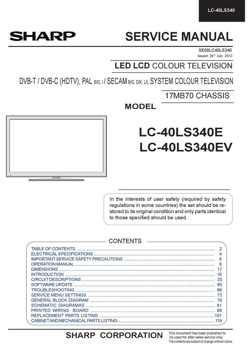 Sharp LC-40LS340E User manual