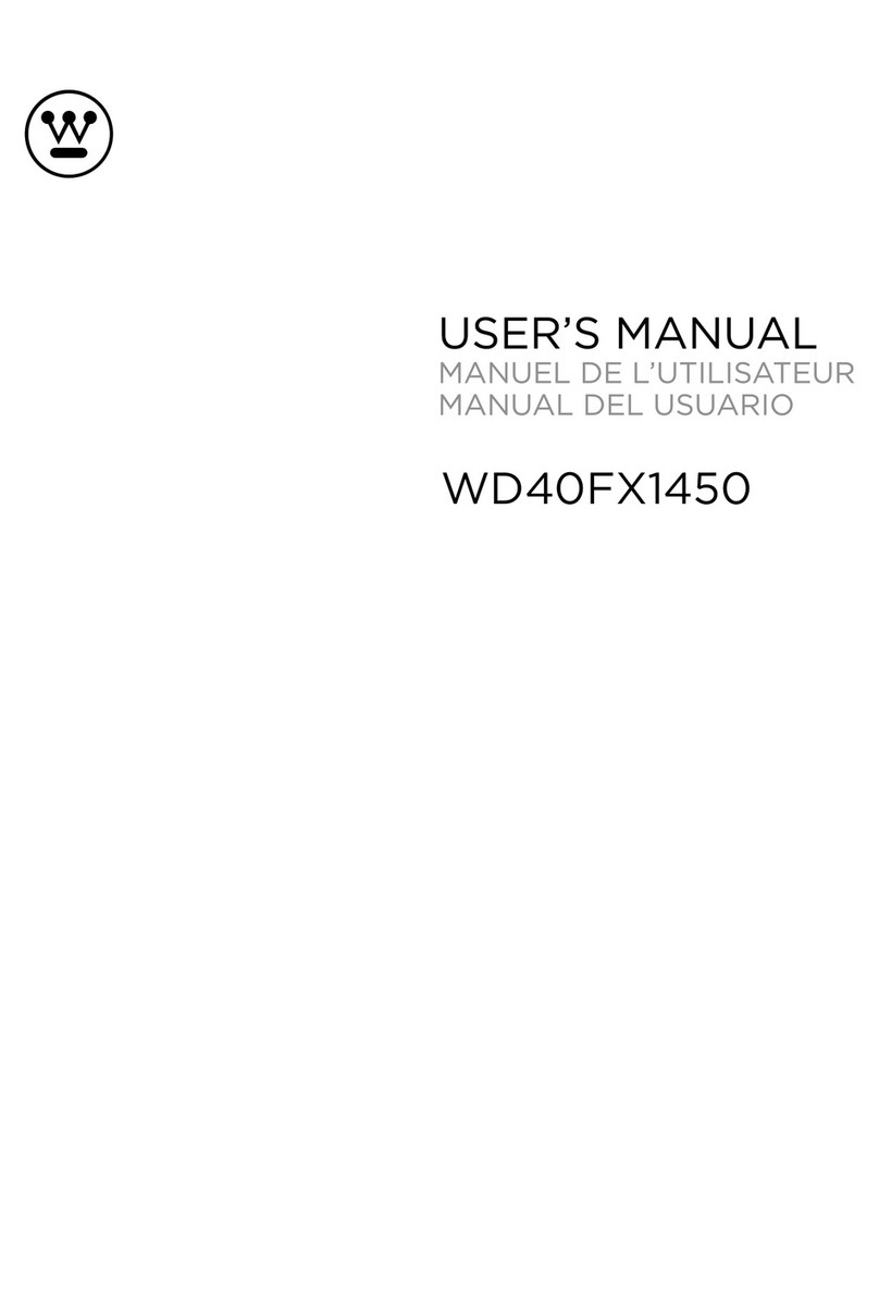Westinghouse WD40FX1450 User manual