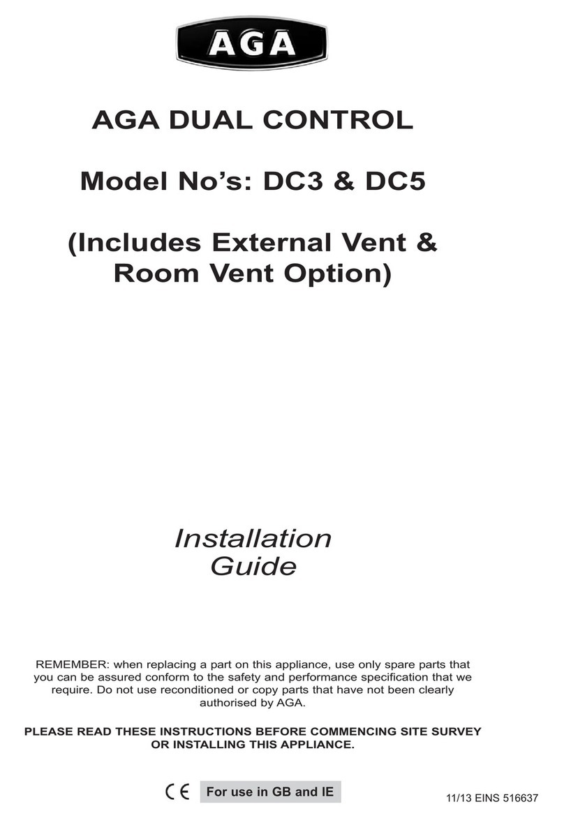 AGA DC3 User manual
