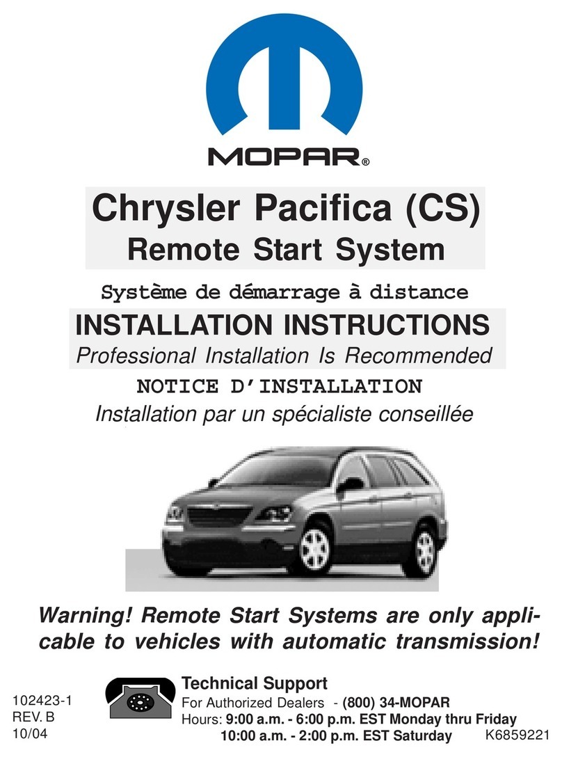Mopar 82208861 installation instructions