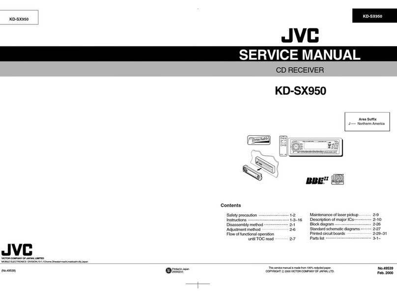 JVC KD-SX950 User manual
